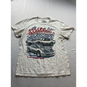 Chemistry GM Official 80-81‎ Chevrolet Corvette Y2K Graphic T-Shirt Large White